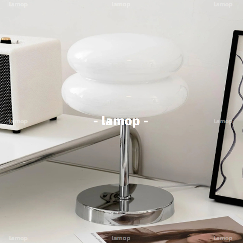 Lighting Decor Living Room - Luminária de Mesa Bauhaus Cream-Globe, Estilo