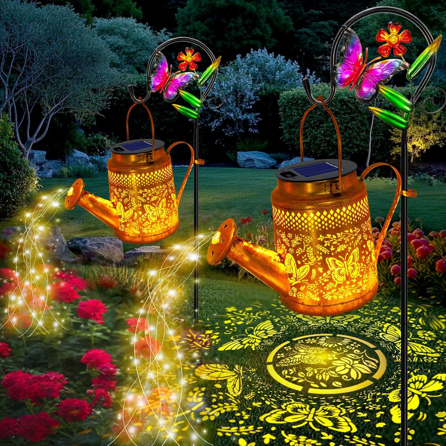 Decor Lighting Pack - Conjunto de 2 Luzes Solares Grandes