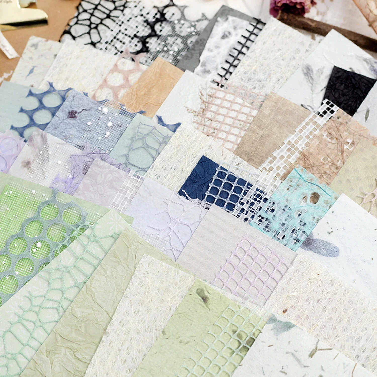 Decor Lighting Pack - Light Gauze Materiais Estéticos, DIY Scrapbooking