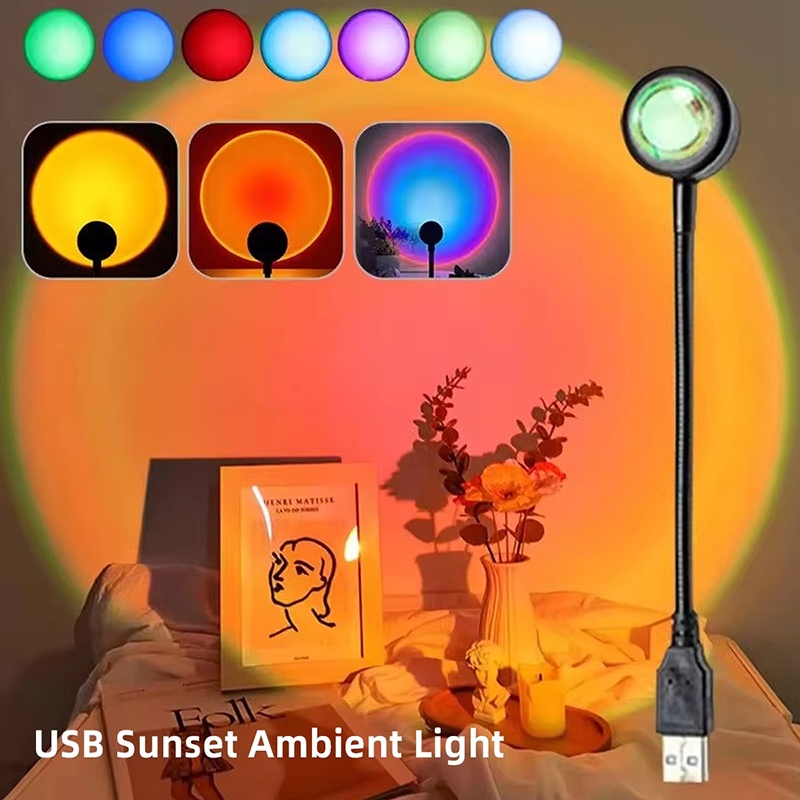 Sunset Lamp Projection - Pôr do sol lâmpada de projeção