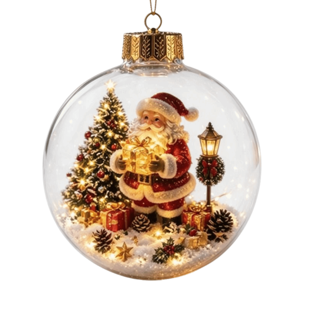 Pendant Lighting Christmas Decor - Enfeite de Natal em Acrílico com