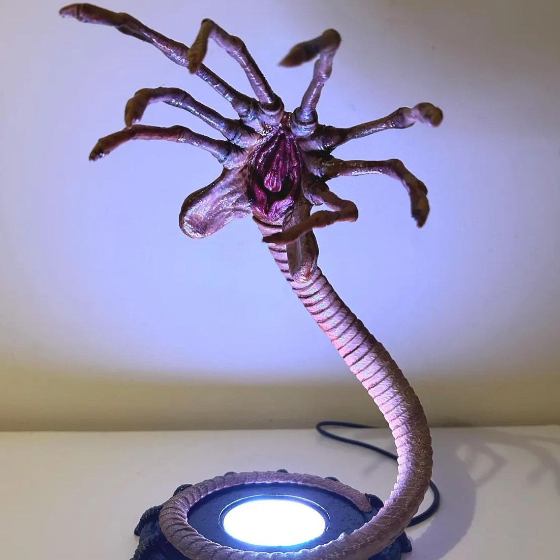 Lighting Decor Items - Luminária Alien Facehugger, Decoração de Abóbora