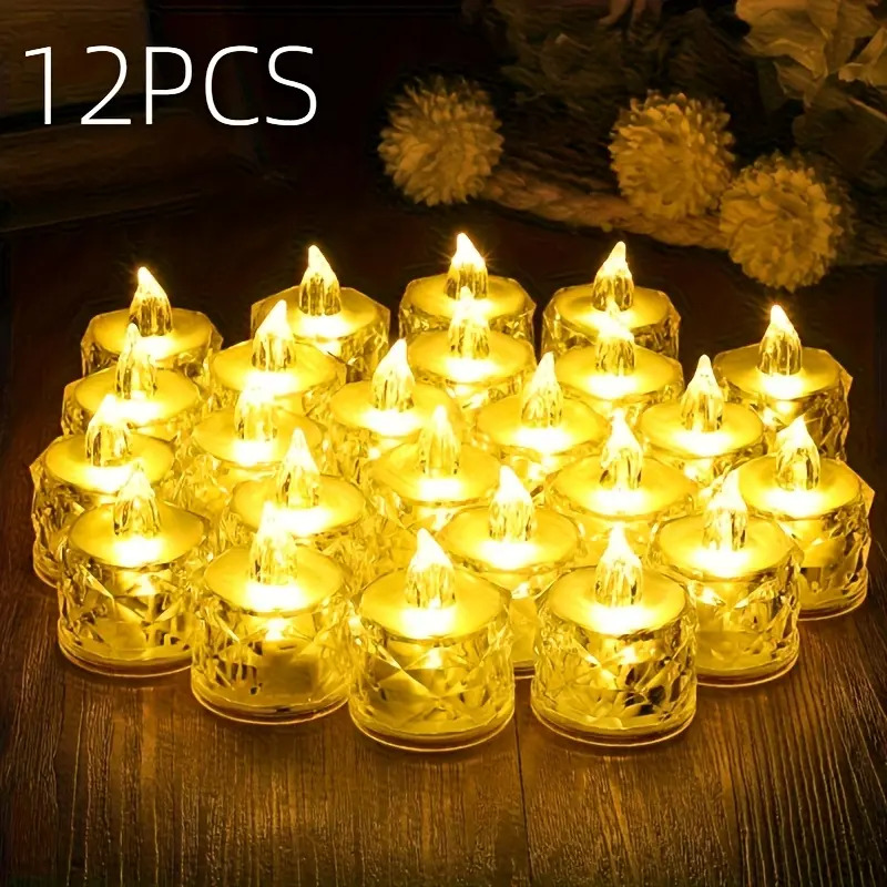Decor Lighting Pack - Pacote com 12 Velas LED Sem