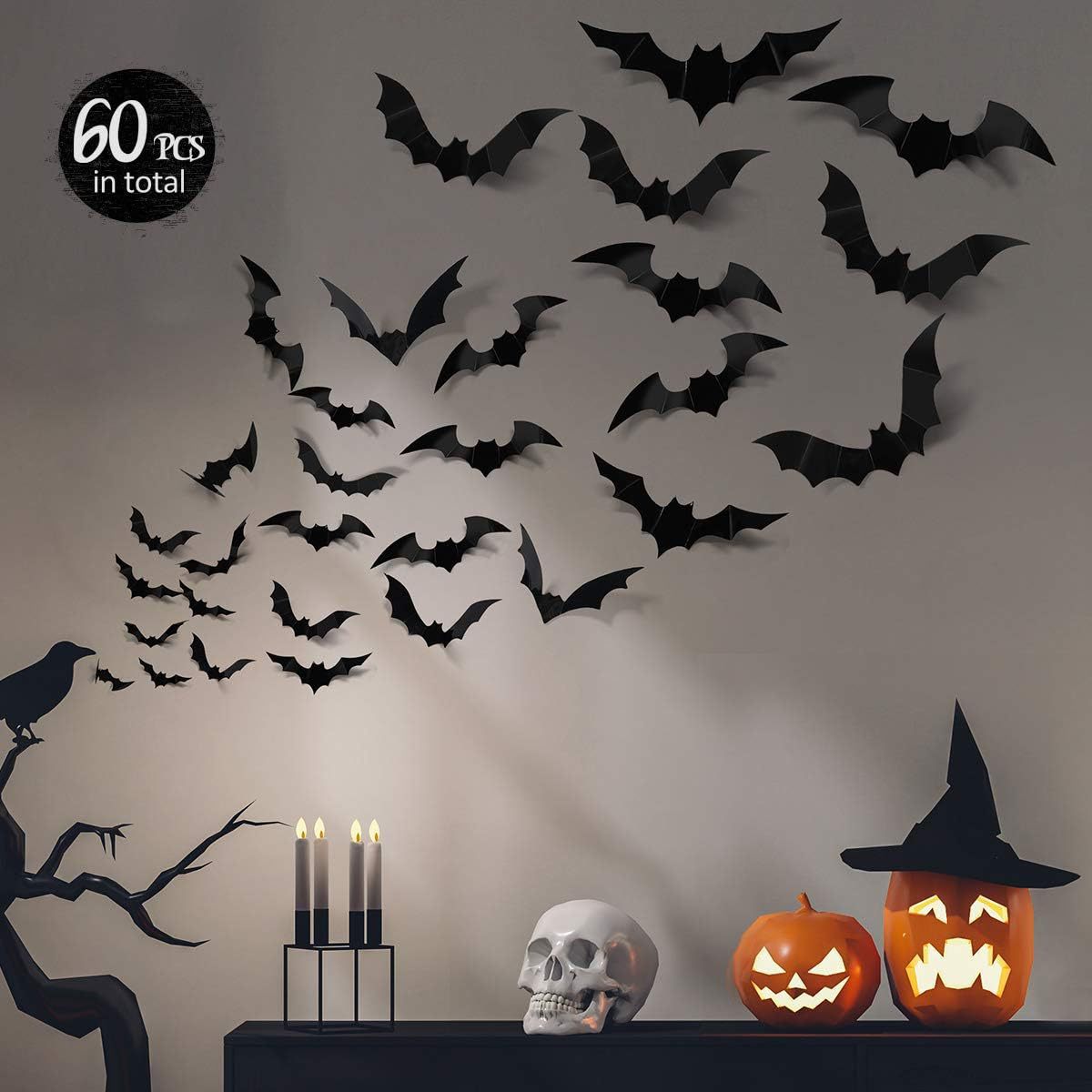Lighting Home Decor Products - Adesivo de Parede 3D de Morcego