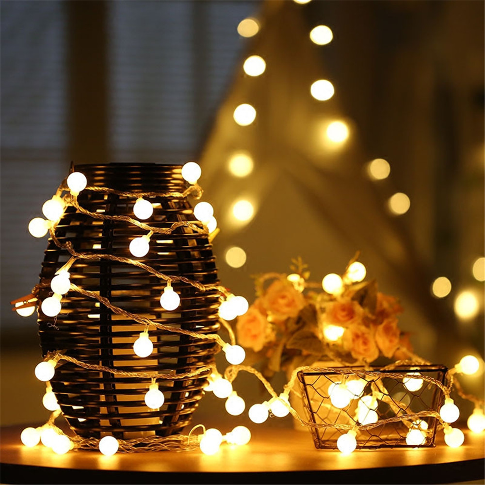 Luzes de Cordão Solares/USB/Ba - Lighting Decor Living Room avaliação e preço