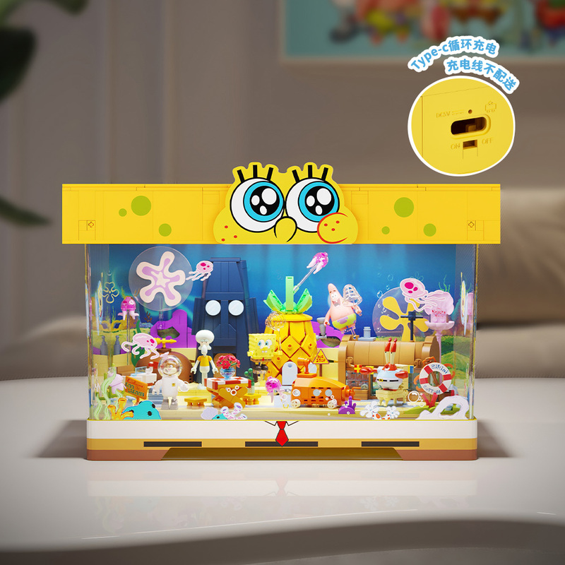 Area X Bob Esponja Calça Quadr - Lighting Decor Items avaliação e preço