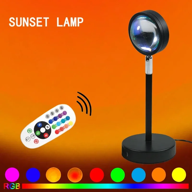 Pôr do sol luz de humor múltip - Sunset Lamp Projection avaliação e preço