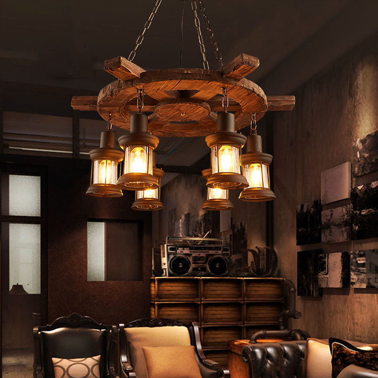 Luminária Pendente de Madeira  - Lighting Decor Living Room avaliação e preço