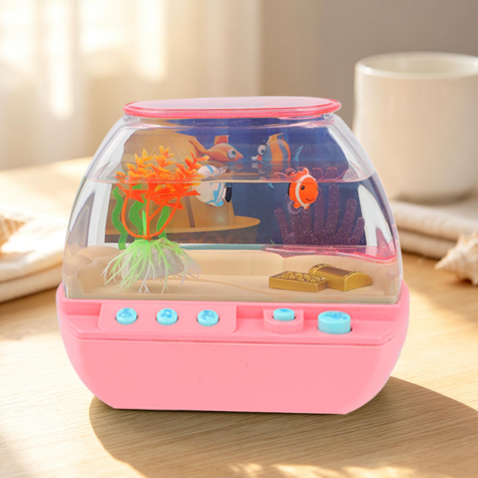 Aquário de Brinquedo com Músic - Lighting Decor Living Room avaliação e preço