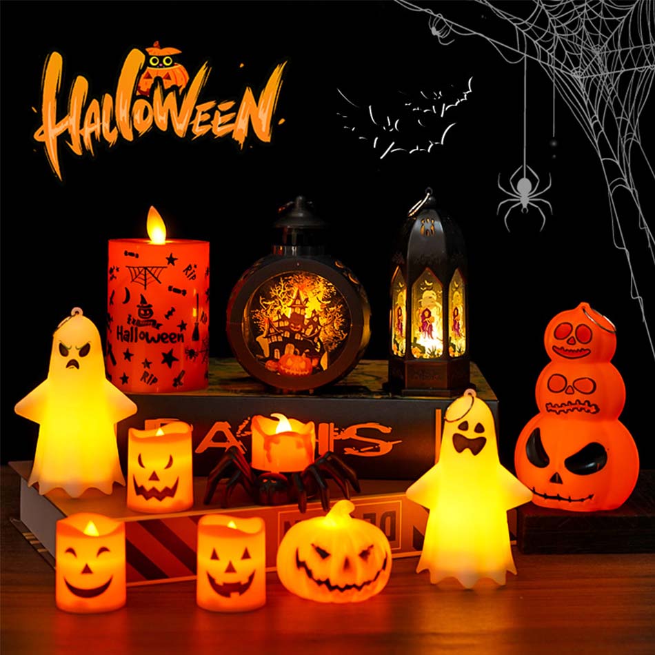 Halloween led abóbora lanterna - Lighting Home Decor Products avaliação e preço