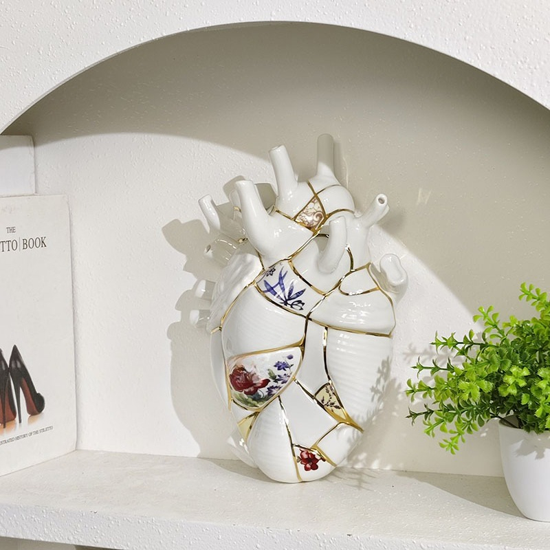 Vaso em forma de coração para  - Lighting Decor Living Room avaliação e preço