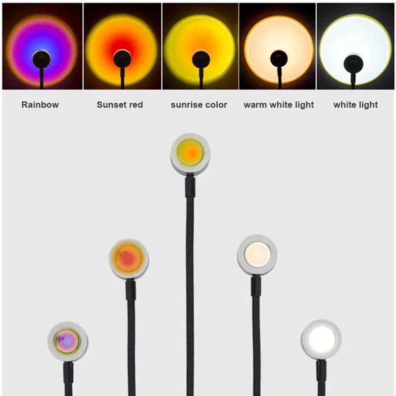Lâmpada de projeção usb pôr do - Sunset Lamp Projection avaliação e preço