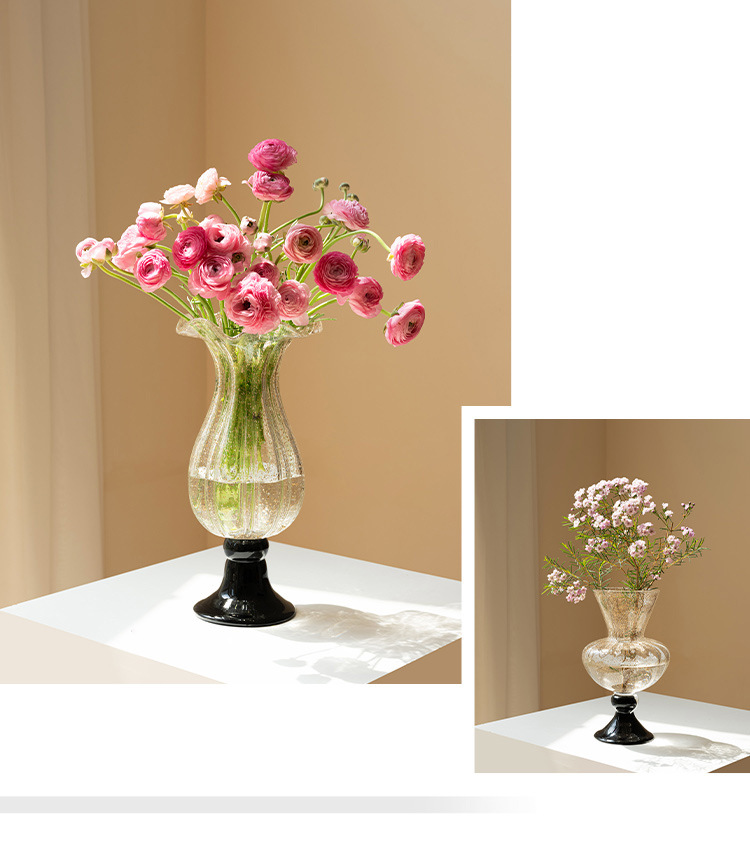 Vaso de vidro antigo francês,  - Lighting Decor Living Room avaliação e preço