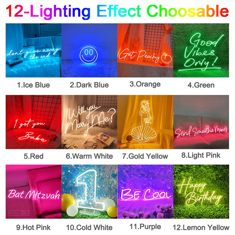 Letreiros de Neon LED Personal - Lighting Decor Items avaliação e preço