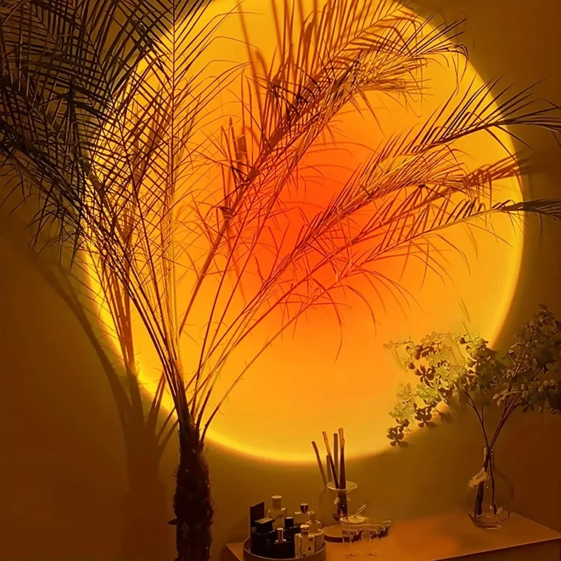 Mini usb ed pôr do sol lâmpada - Sunset Lamp Projection avaliação e preço