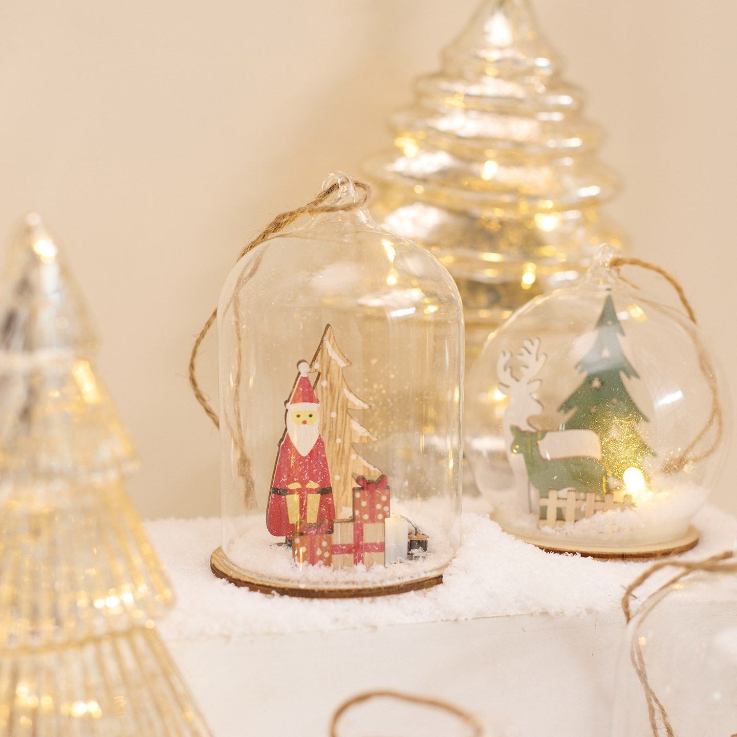 Luzes noturnas de vidro para d - Pendant Lighting Christmas Decor avaliação e preço
