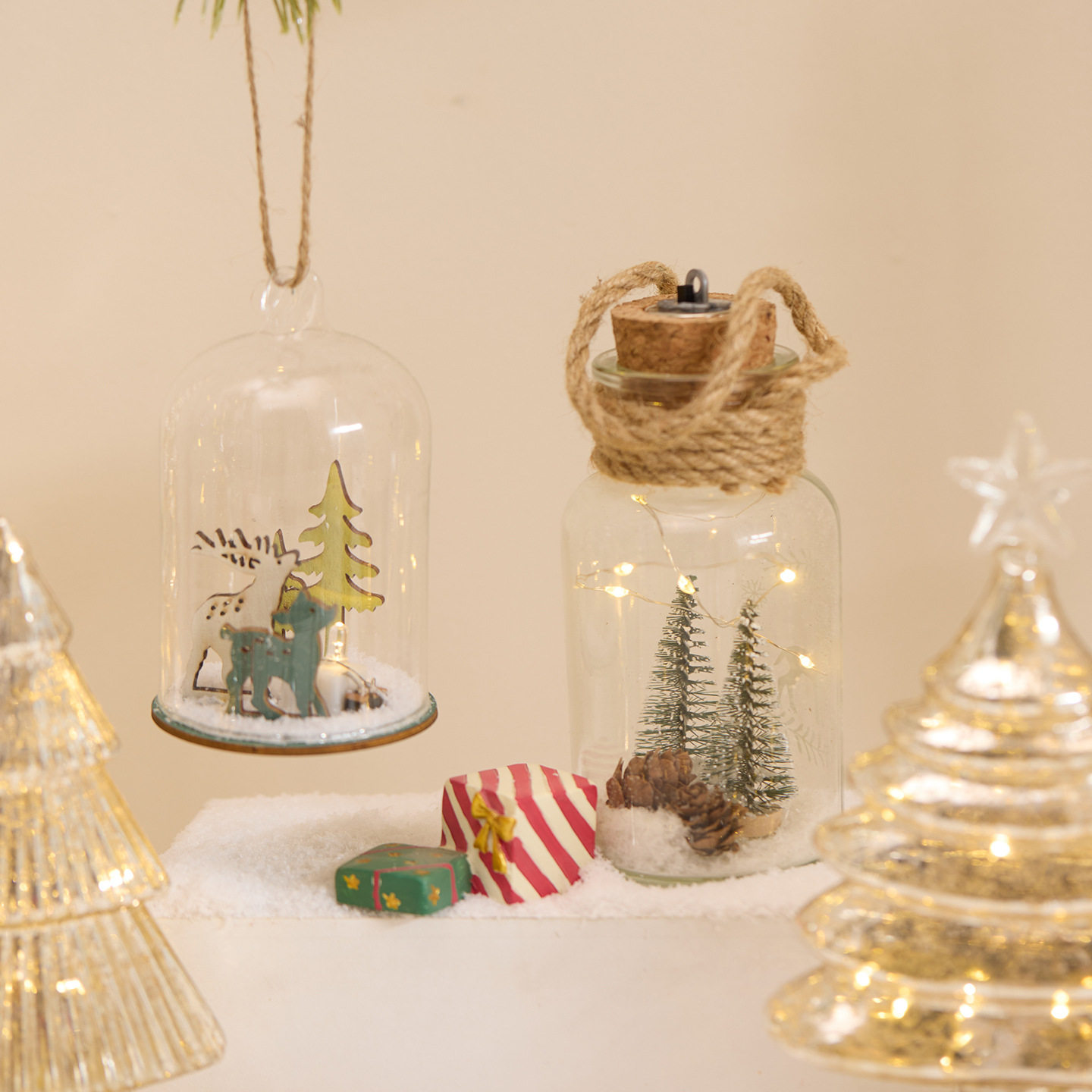 Luzes noturnas de vidro para d - Pendant Lighting Christmas Decor avaliação e preço
