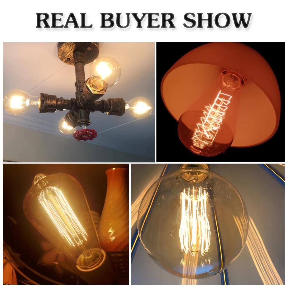 Retro edison lâmpada e27 40w 2 - Lighting Decor Items avaliação e preço
